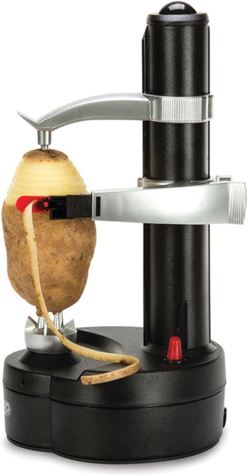 Rotato Express Electric Peeler – Includes 2 Spare Blades – Safe, Easy, and Effortless Peeling for Vegetables & Fruits.