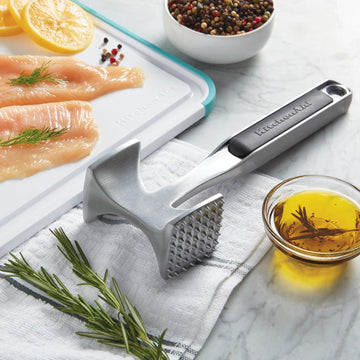 Gourmet Multi-Sided Meat Tenderizer – Perfect for Pounding Meats, Nuts, and Shellfish