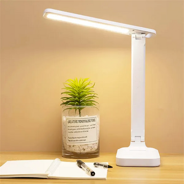 LED Touch Sensor Desk Lamp – Foldable, Eye-Caring Reading Light