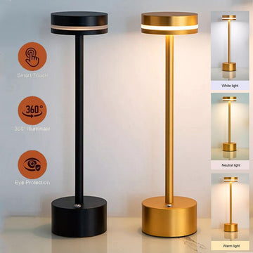 Rechargeable Cordless LED Table Lamp – Portable, Battery-Powered