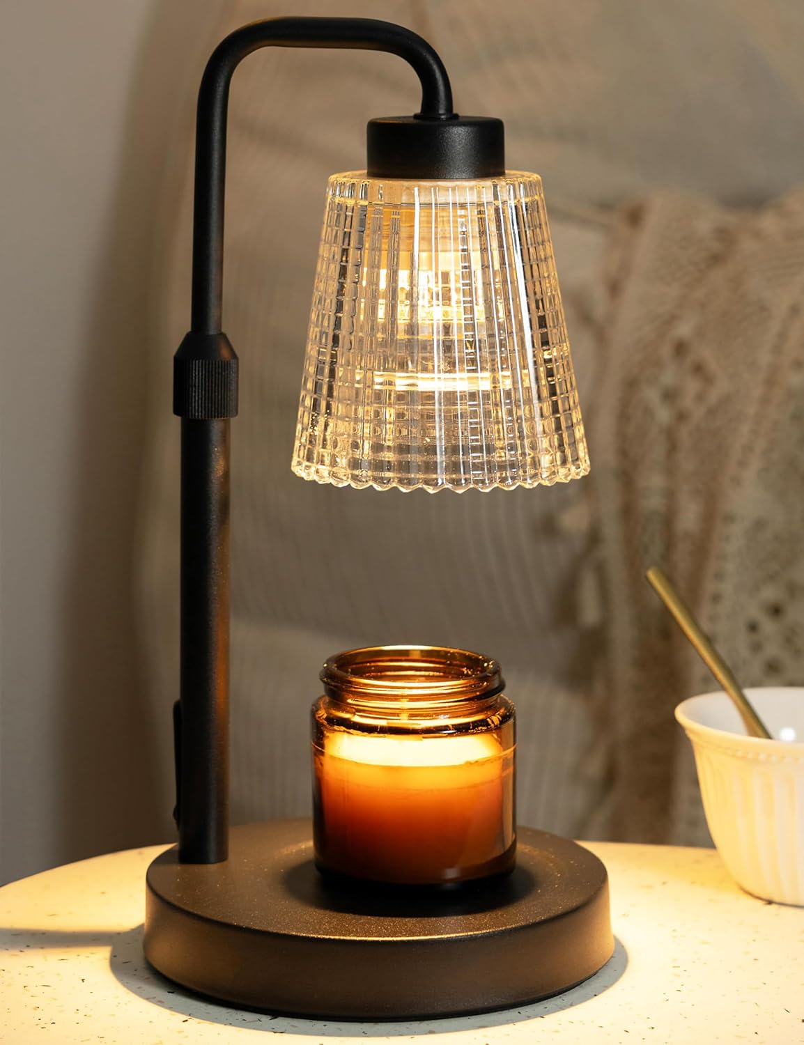 Dimmable Candle Warmer Lamp with Timer – Includes 2 Bulbs