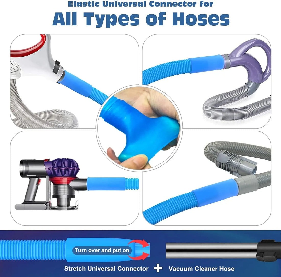 Dryer Vent Cleaner Kit – Compatible with All Vacuums, Removes Lint."